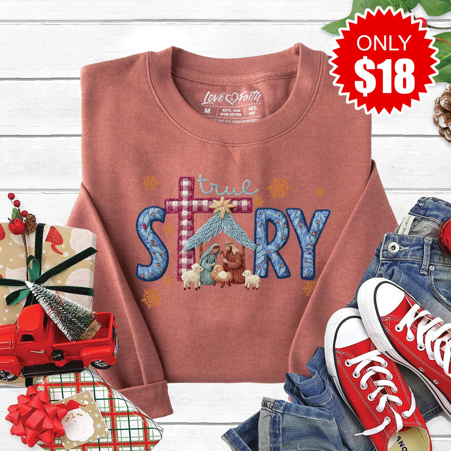 True Story Sweatshirt - Heather Chestnut - 18 product image 1