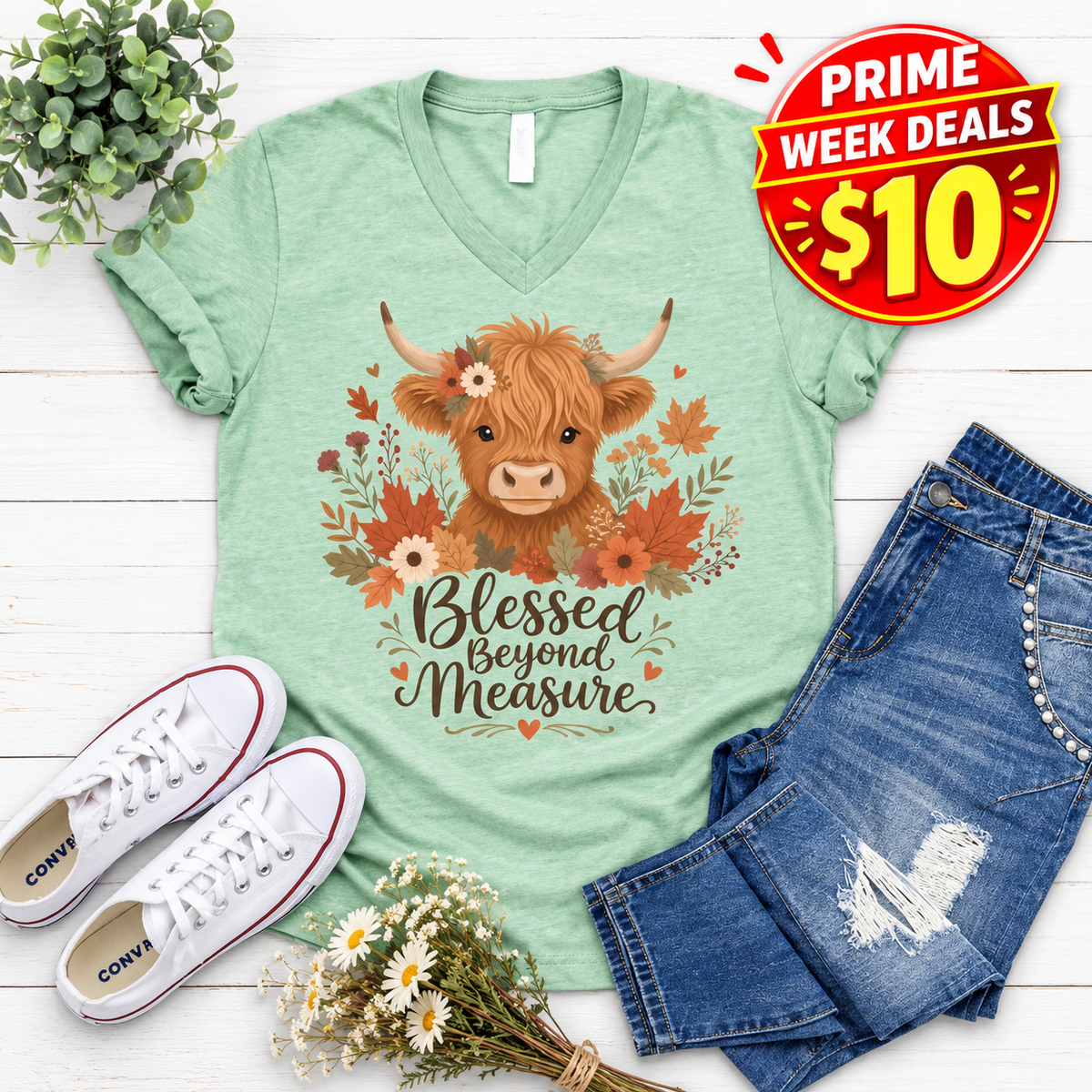Beyond Blessed V-Neck product image 1