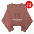 Walk by Faith Embroidered Crewneck Sweatshirt - Heather product image 1