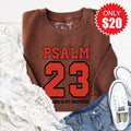 Psalm 23 Sweatshirt - Heather Brown - 20 product image 1