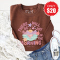 There Will Be Joy Sweatshirt - Heather Brown - 20 product image 1