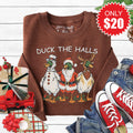 Duck The Halls Sweatshirt - Heather Brown - 20 product image 1
