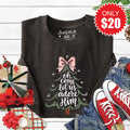 Let Us Adore Him Sweatshirt - Heather Charcoal - 20 product image 1