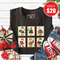 Geese Stamps Sweatshirt - Heather Charcoal - 20 product image 1