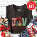 Joy To The World Sweatshirt - Heather Charcoal - 20 product image 1