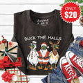 Duck The Halls Sweatshirt - Heather Charcoal - 20 product image 1