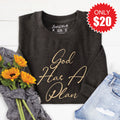 God Has A Plan Sweatshirt - Heather Charcoal - 20 product image 1