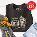 Facial Expressions Sweatshirt - Heather Charcoal - 20 product image 1