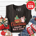 Christmas Calories Sweatshirt - Heather Charcoal - 20 product image 1