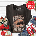 Hope Is Born Sweatshirt - Heather Charcoal - 20 product image 1