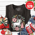 Reindeer Sweatshirt - Heather Charcoal - 20 product image 1