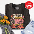 Trials Into Testimony Sweatshirt - Heather Charcoal - 20 product image 1