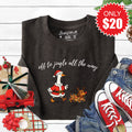 Jingle All The Way Sweatshirt - Heather Charcoal - 20 product image 1