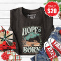Hope Is Born Sweatshirt - Heather Charcoal - 20 product image 1