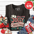 Jolly Christmas Sweatshirt - Heather Charcoal - 20 product image 1