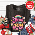 Jesus Is My Joy Sweatshirt - Heather Charcoal - 20 product image 1