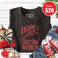 Hope Is Born Sweatshirt - Heather Charcoal - 20 product image 1