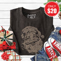 Santa Claus Sweatshirt - Heather Charcoal - 20 product image 1