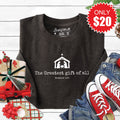 Greatest Gift Sweatshirt - Heather Charcoal - 20 product image 1