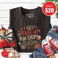 Praise Him Sweatshirt - Heather Charcoal - 20 product image 1