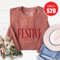Festive Best Sweatshirt - Heather Chestnut - 20 product image 1
