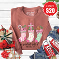 Greatest Gift Stockings Sweatshirt - Heather Chestnut - 20 product image 1