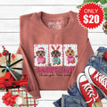 Dachshund Through The Snow Sweatshirt - Heather Chestnut product image 1