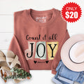 Count It All Joy Sweatshirt - Heather Chestnut - 20 product image 1