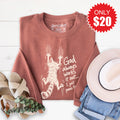 God Always Works It Out Sweatshirt - Heather Chestnut - 20 product image 1