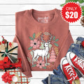 Reindeer Sweatshirt - Heather Chestnut - 20 product image 1