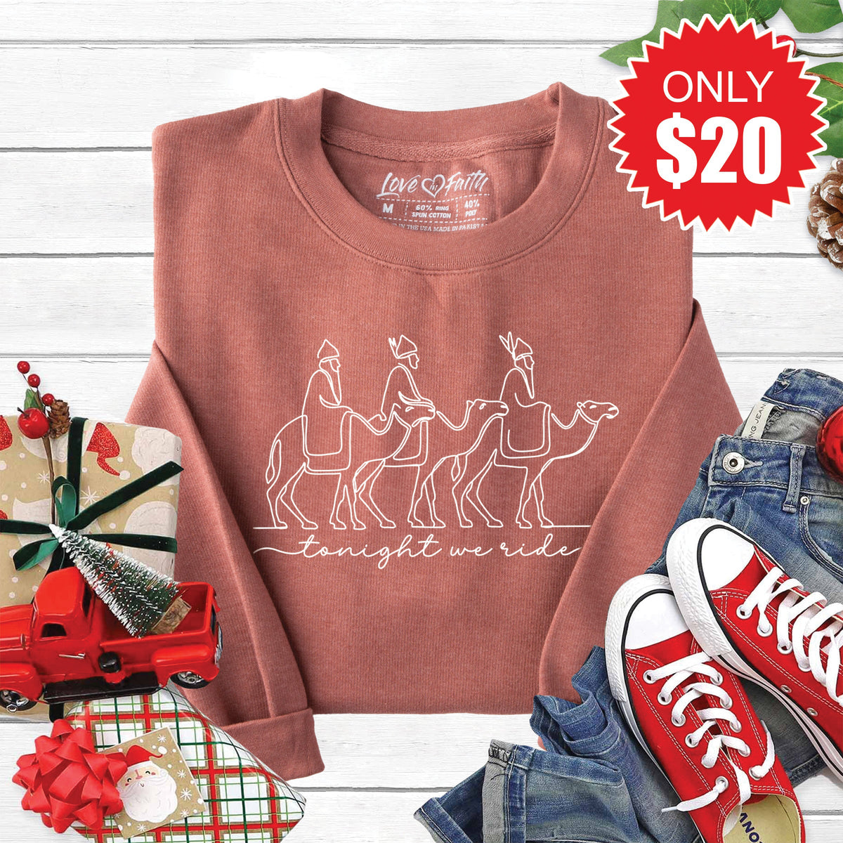 Tonight We Ride Sweatshirt - Heather Chestnut - 20 product image 1