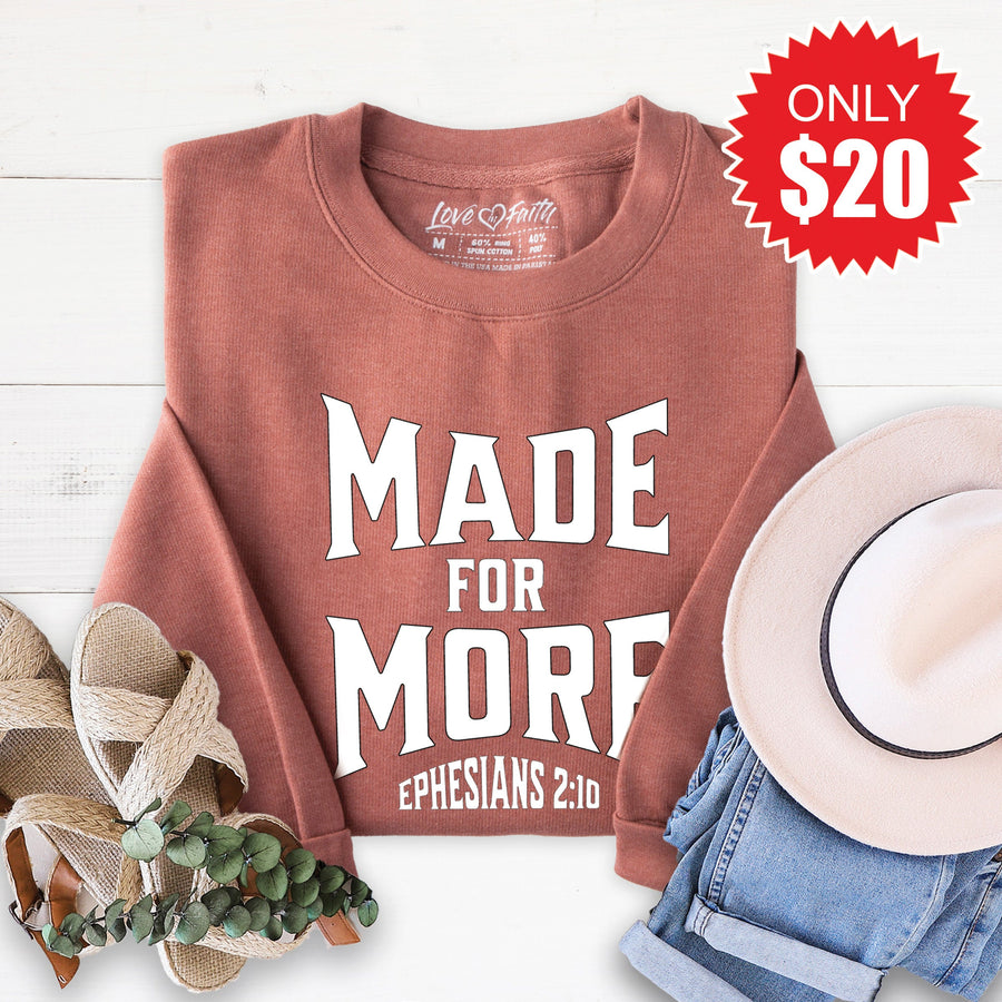 Made For More Sweatshirt - Heather Chestnut - 20 product image 1