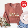 Spread The Goosepel Sweatshirt - Heather Chestnut - 20 product image 1