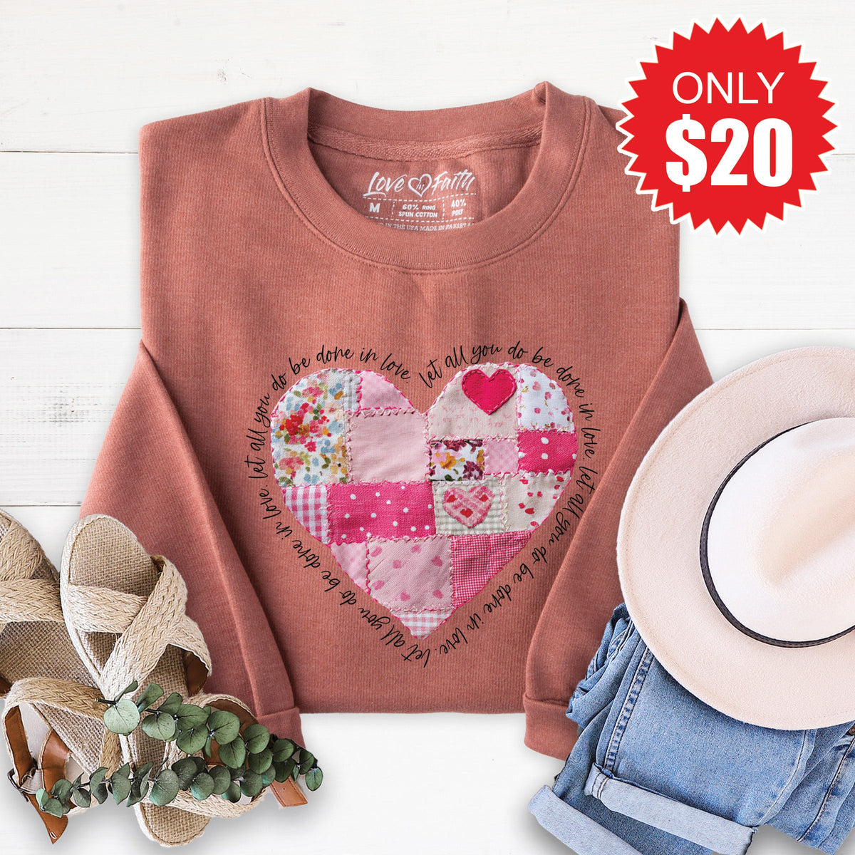 Let All You Do Sweatshirt - Heather Chestnut - 20 product image 1