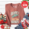 Hope Is Born Sweatshirt - Heather Chestnut - 20 product image 1
