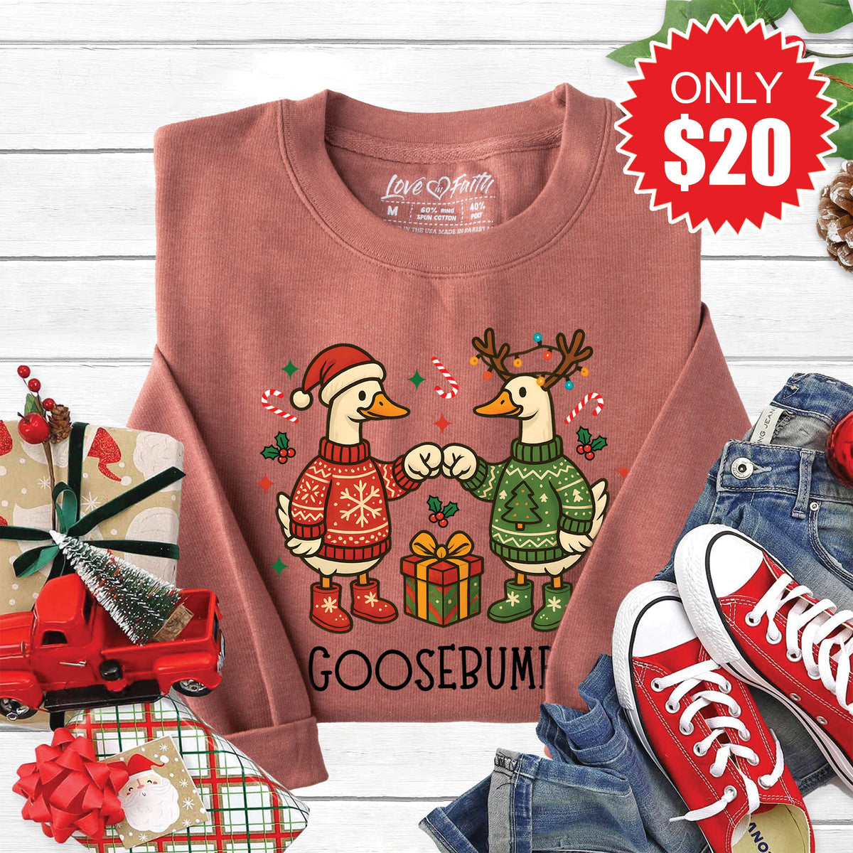 Goosebumps Sweatshirt - Heather Chestnut - 20 product image 1