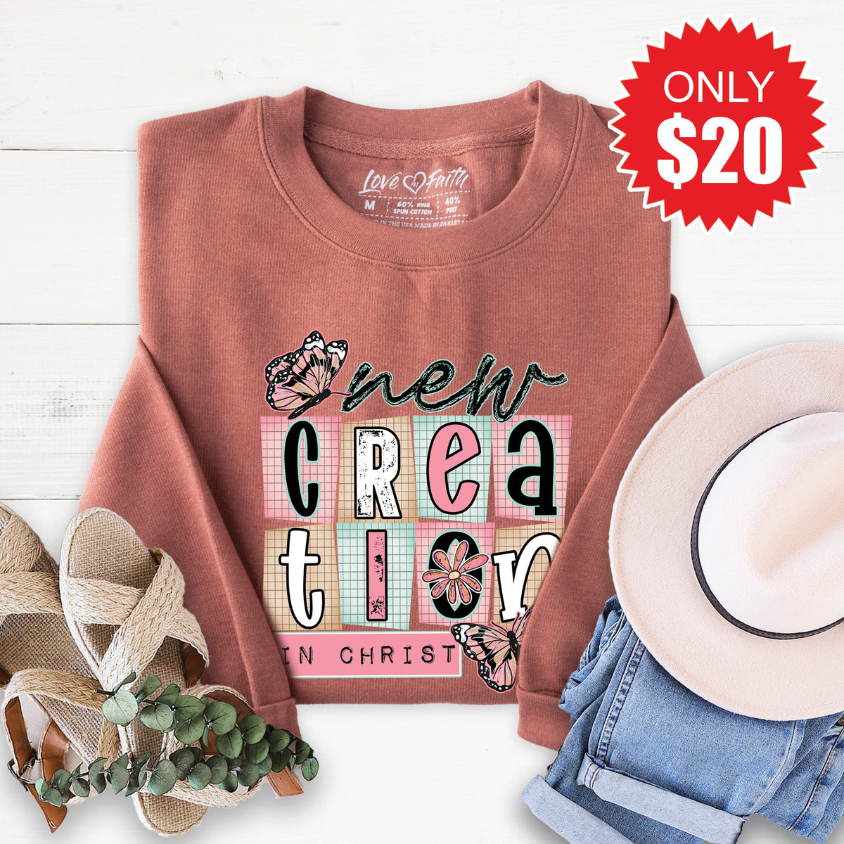 New Creation Sweatshirt - Heather Chestnut - 20 product image 1