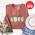 Christ Is King Sweatshirt - Heather Chestnut - 20 product image 1
