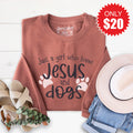 Jesus and Dogs Sweatshirt - Heather Chestnut - 20 product image 1