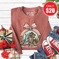 O Come Let Us Adore Him Sweatshirt - Heather Chestnut - 20 product image 1