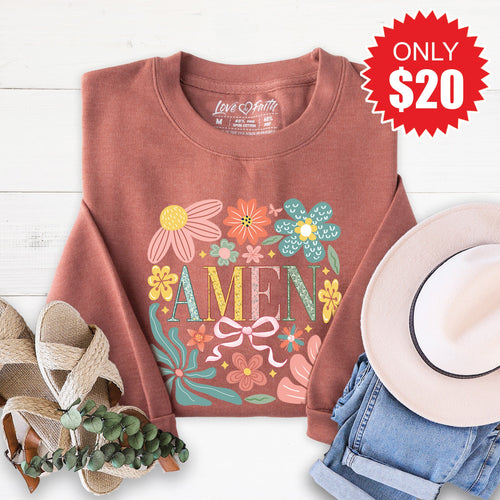Amen Sweatshirt - Heather Chestnut - 20 product image 1