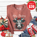 Happy Moo Year Sweatshirt - Heather Chestnut - 20 product image 1