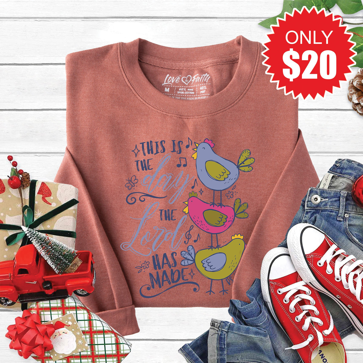 This is the Day Sweatshirt - Heather Chestnut - 20 product image 1