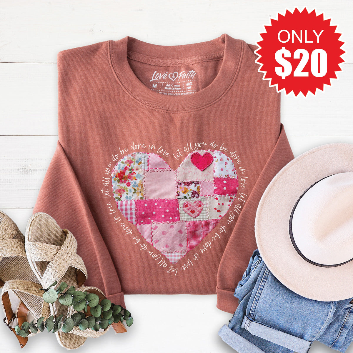 Let All You Do Sweatshirt - Heather Chestnut - 20 product image 1