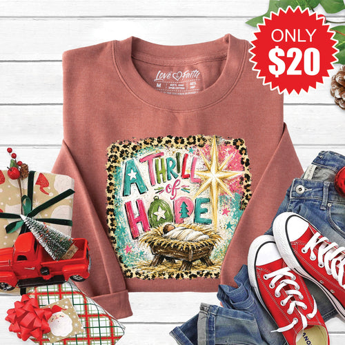 A Thrill of Hope Sweatshirt - Heather Chestnut - 20 product image 1