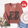 Jesus Loves You and Me Sweatshirt - Heather Chestnut - 20 product image 1