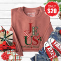 Name Above All Names Sweatshirt - Heather Chestnut - 20 product image 1