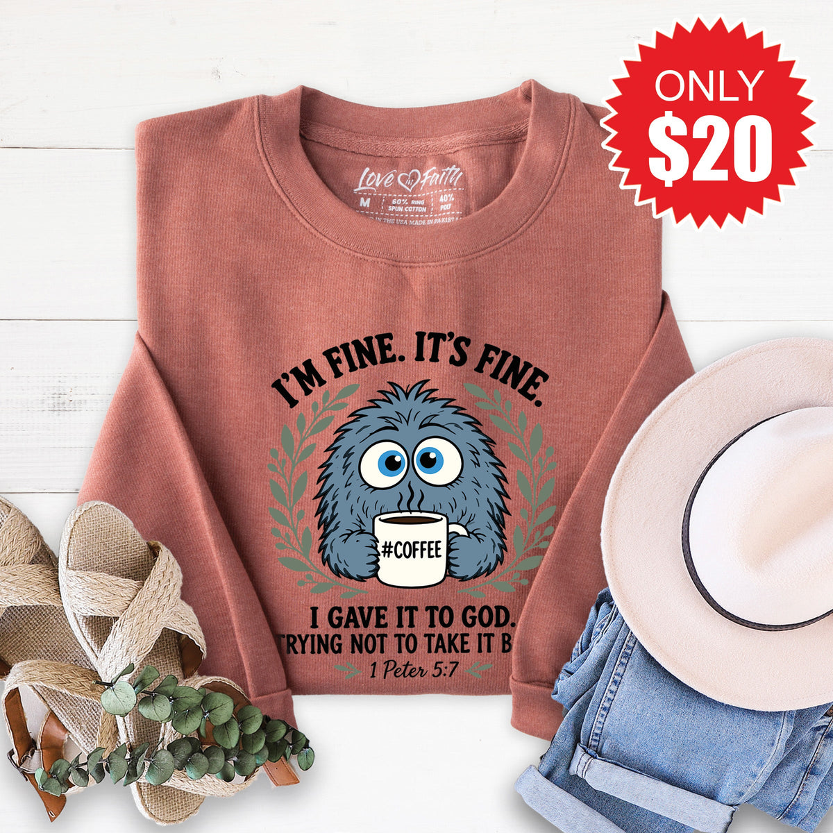 I Gave It To God Sweatshirt - Heather Chestnut - 20 product image 1