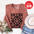 God Keeps His Promises Sweatshirt - Heather Chestnut - 20 product image 1