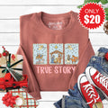 True Story Sweatshirt - Heather Chestnut - 20 product image 1